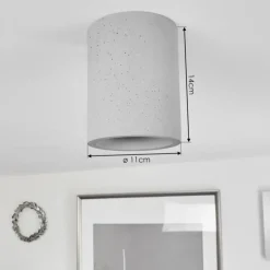 Plafonnier Stettler Gris, 1 lumière