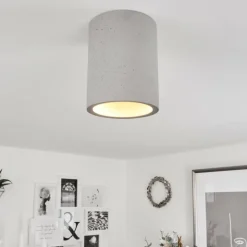 Plafonnier Stettler Gris, 1 lumière