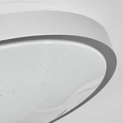 Plafonnier Subles LED Argenté, Blanc, 1 lumière, Détecteur de mouvement