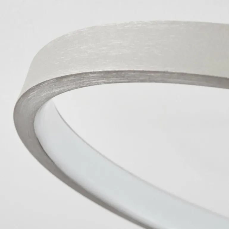 Plafonnier Tagsdorff LED Chrome, Nickel mat, 1 lumière