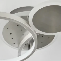 Plafonnier Tagsdorff LED Chrome, Nickel mat, 1 lumière