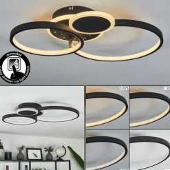 Plafonnier Tagsdorff LED Noir, Blanc, 1 lumière