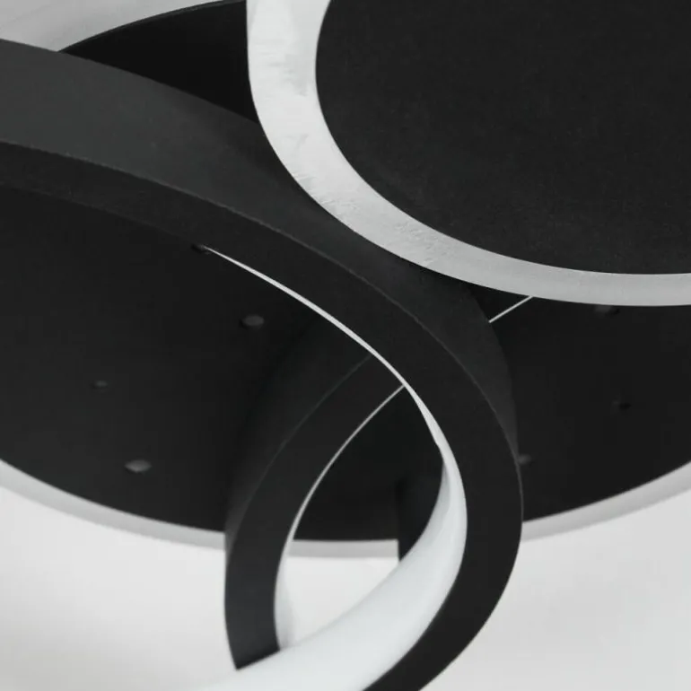 Plafonnier Tagsdorff LED Noir, Blanc, 1 lumière