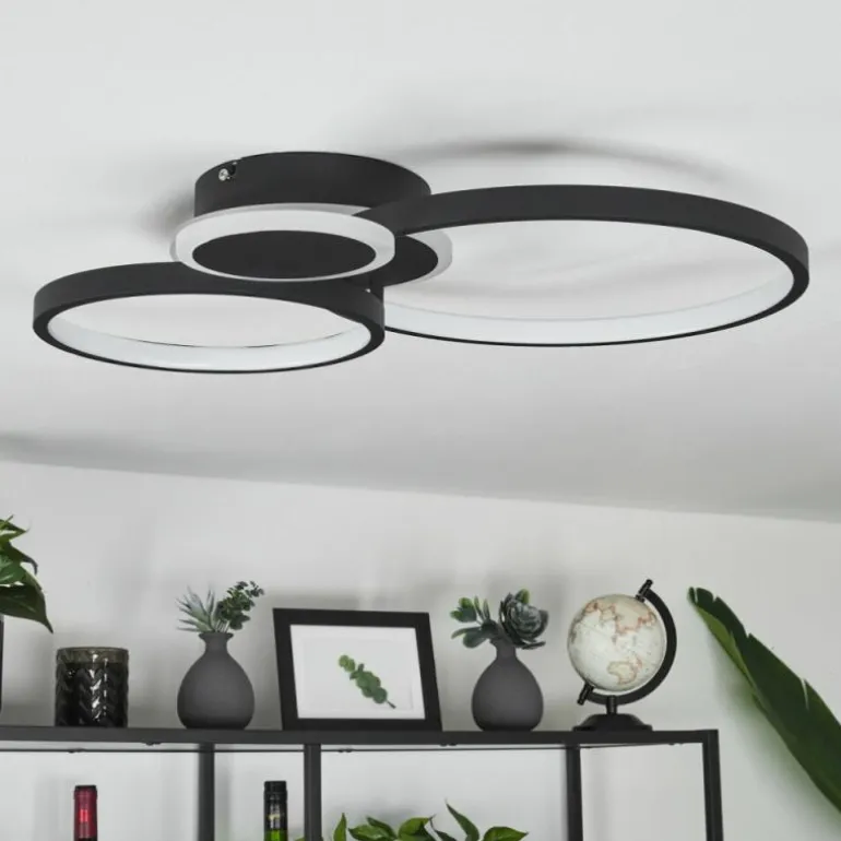 Plafonnier Tagsdorff LED Noir, Blanc, 1 lumière