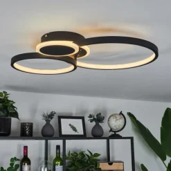 Plafonnier Tagsdorff LED Noir, Blanc, 1 lumière