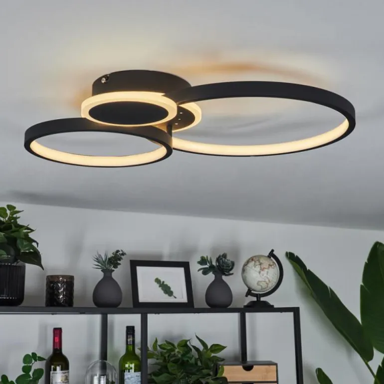 Plafonnier Tagsdorff LED Noir, Blanc, 1 lumière