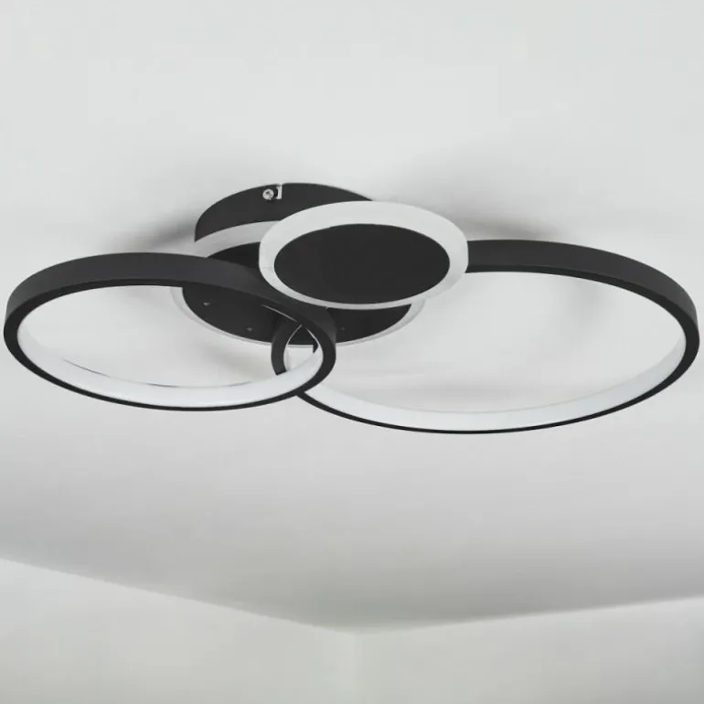 Plafonnier Tagsdorff LED Noir, Blanc, 1 lumière