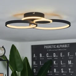 Plafonnier Tagsdorff LED Noir, Blanc, 1 lumière