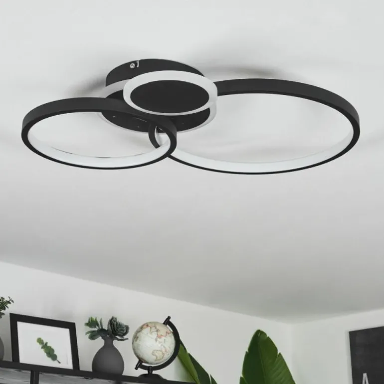 Plafonnier Tagsdorff LED Noir, Blanc, 1 lumière