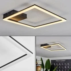 Plafonnier Taleta LED Noir, 1 lumière