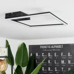 Plafonnier Taleta LED Noir, 1 lumière