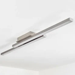 Plafonnier Tamizat LED Nickel mat, 2 lumières, Changeur de couleurs