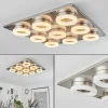 Plafonnier Thiernu LED Nickel mat, 1 lumière