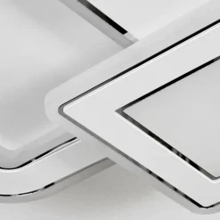 Plafonnier Tomazes LED Blanc, 1 lumière, Télécommandes