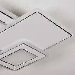 Plafonnier Tomazes LED Blanc, 1 lumière, Télécommandes