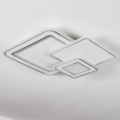 Plafonnier Tomazes LED Blanc, 1 lumière, Télécommandes