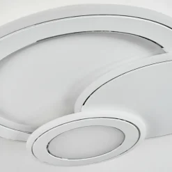 Plafonnier Tomazes LED Blanc, 1 lumière, Télécommandes