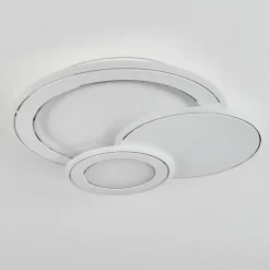 Plafonnier Tomazes LED Blanc, 1 lumière, Télécommandes