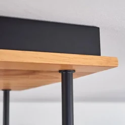 Plafonnier - Verre 15 cm Chehalis Écru, Noir, 5 lumières