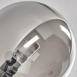 Plafonnier - Verre 12 cm Chehalis Fumé, 6 lumières