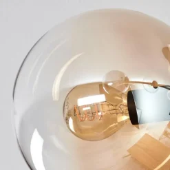 Plafonnier - Verre 15 cm Gastor Ambre, Clair, Fumé, 6 lumières