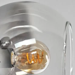 Plafonnier - Verre 15 cm Koyoto Clair, Fumé, 6 lumières