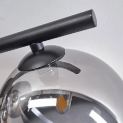 Plafonnier - Verre Chehalis Clair, Fumé, 4 lumières