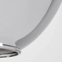 Plafonnier - Verre Koyoto Écru, Noir, 4 lumières