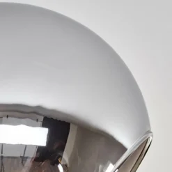 Plafonnier - Verre Koyoto Chrome, Fumé, 5 lumières