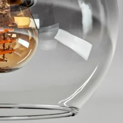 Plafonnier - Verre Koyoto Laiton, 1 lumière