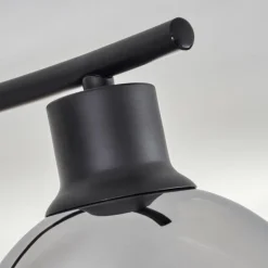 Plafonnier - Verre Koyoto Chrome, Clair, Fumé, 4 lumières