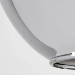 Plafonnier - Verre Koyoto Écru, Noir, 6 lumières