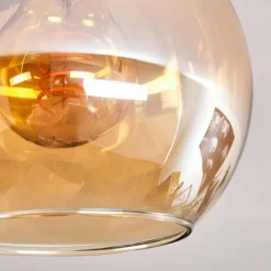 Plafonnier - Verre Montgomery Écru, Noir, 2 lumières