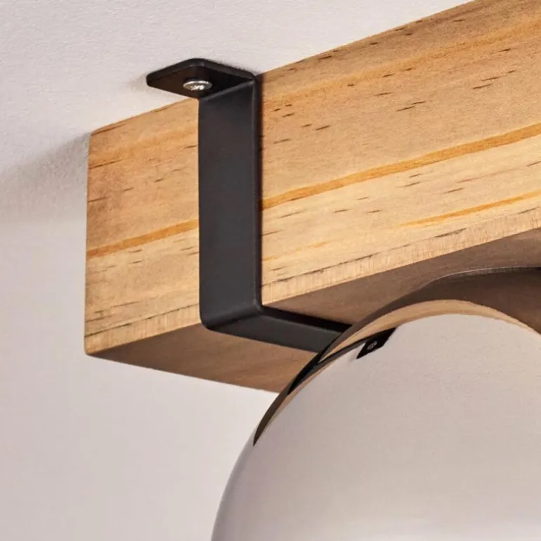 Plafonnier - Verre Montgomery Écru, Noir, 2 lumières