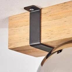 Plafonnier - Verre Montgomery Écru, Noir, 1 lumière