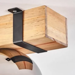 Plafonnier - Verre Montgomery Écru, Noir, 1 lumière