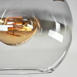 Plafonnier - Verre Montgomery Écru, Noir, 1 lumière