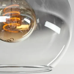 Plafonnier - Verre Montgomery Écru, Noir, 1 lumière