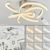 Plafonnier Vignats LED Nickel mat, 4 lumières, Télécommandes