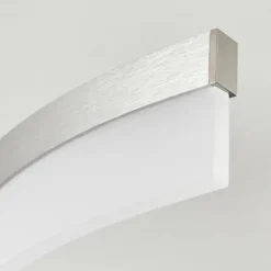 Plafonnier Vignats LED Nickel mat, 4 lumières, Télécommandes