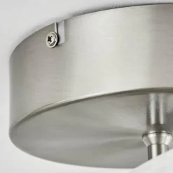 Plafonnier Vignats LED Nickel mat, 4 lumières, Télécommandes