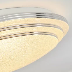 Plafonnier Villeveyrac LED Blanc, 1 lumière, Télécommandes