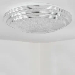 Plafonnier Villeveyrac LED Blanc, 1 lumière, Télécommandes