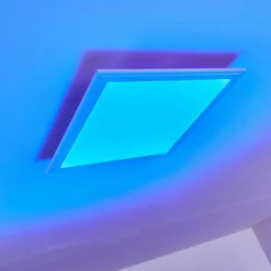 Plafonnier Voisines LED Blanc, 1 lumière, Télécommandes, Changeur de couleurs