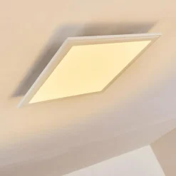 Plafonnier Voisines LED Blanc, 1 lumière, Télécommandes, Changeur de couleurs