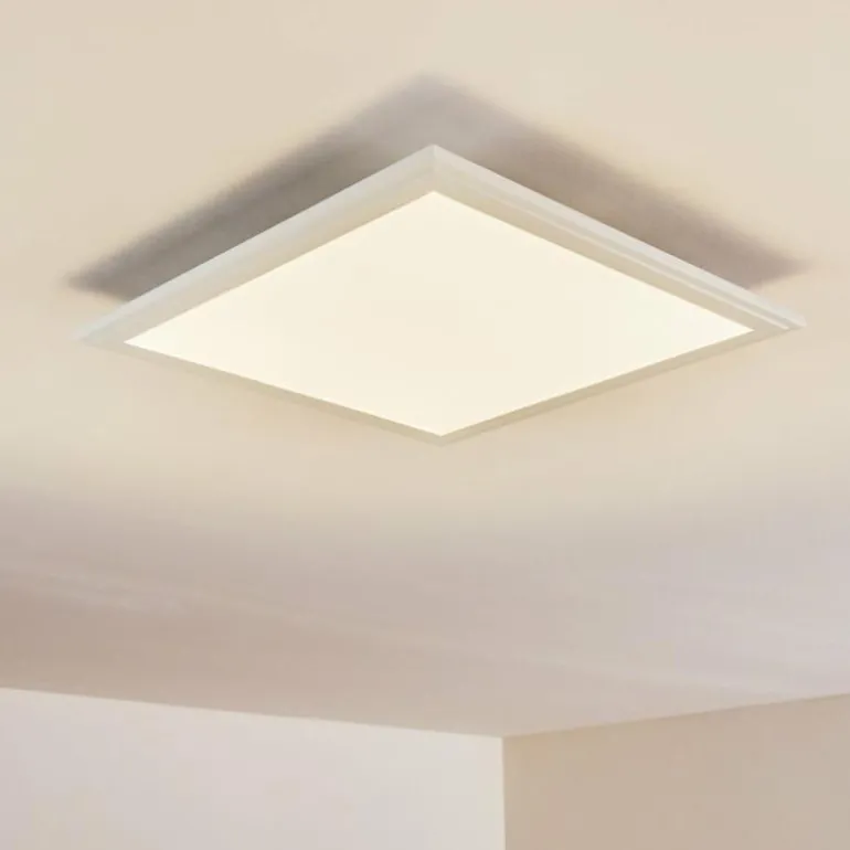 Plafonnier Voisines LED Blanc, 1 lumière, Télécommandes, Changeur de couleurs