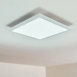 Plafonnier Voisines LED Blanc, 1 lumière, Télécommandes, Changeur de couleurs