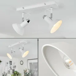 Plafonnier Vouzy Blanc, 2 lumières