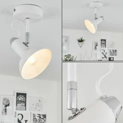 Plafonnier Vouzy Blanc, 1 lumière