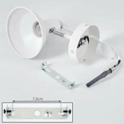 Plafonnier Vouzy Blanc, 1 lumière